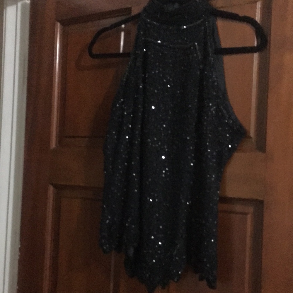 Retro Vintage Sequence Sparkly Top- Perfect For T… - image 1